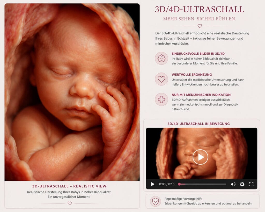 3D Ultraschall Infoposter