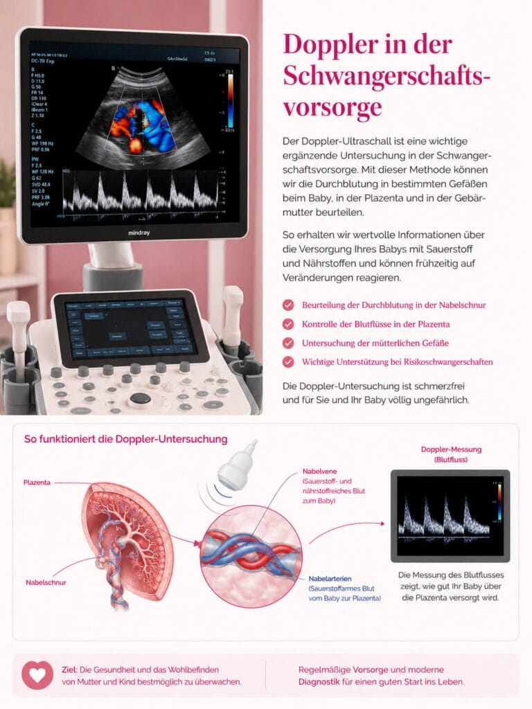 Doppler Ultraschall Infoposter